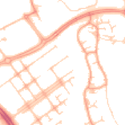 Daytime road noise heatmap for MK6 3JW
