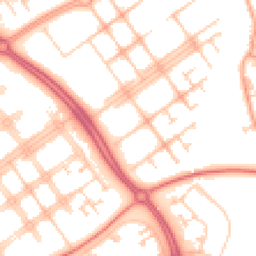 Daytime road noise heatmap for MK6 3JX