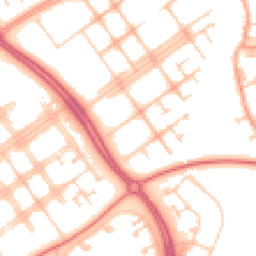 Daytime road noise heatmap for MK6 3JY