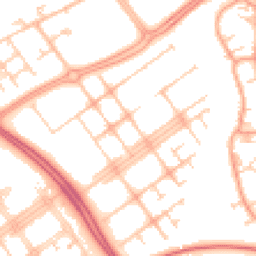 Daytime road noise heatmap for MK6 3NA