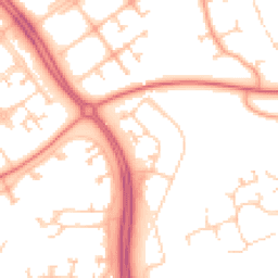 Daytime road noise heatmap for MK6 3PQ