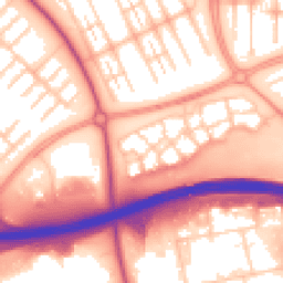 Daytime road noise heatmap for MK6 4AZ