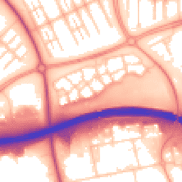 Daytime road noise heatmap for MK6 4BE