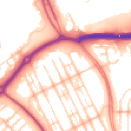Daytime road noise heatmap for MK6 4HF