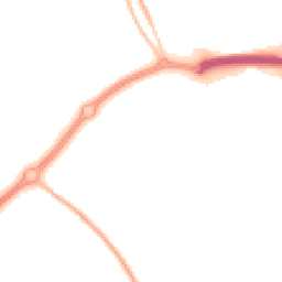 Night-time road noise heatmap for MK6 4HQ