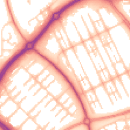 Daytime road noise heatmap for MK6 4JL