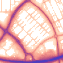 Daytime road noise heatmap for MK6 4LD