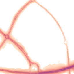 Night-time road noise heatmap for MK6 4LD