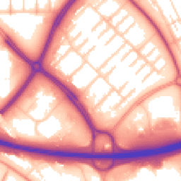 Daytime road noise heatmap for MK6 4LT
