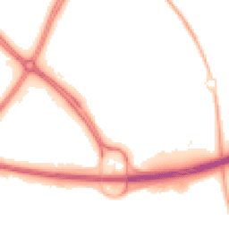Night-time road noise heatmap for MK6 4LU