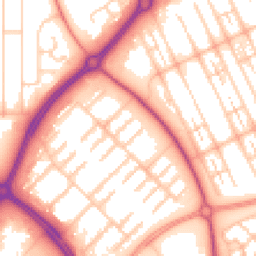 Daytime road noise heatmap for MK6 4LW