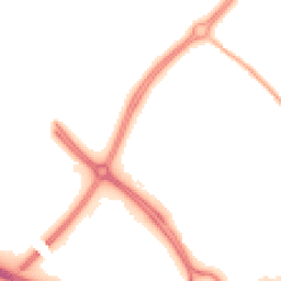 Night-time road noise heatmap for MK6 4NJ