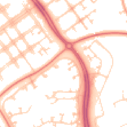 Daytime road noise heatmap for MK6 5AE