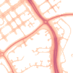Daytime road noise heatmap for MK6 5AG