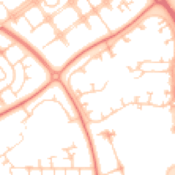 Daytime road noise heatmap for MK6 5AR