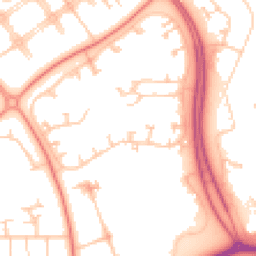 Daytime road noise heatmap for MK6 5BL