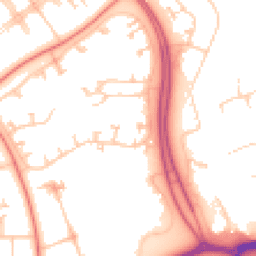 Daytime road noise heatmap for MK6 5BT
