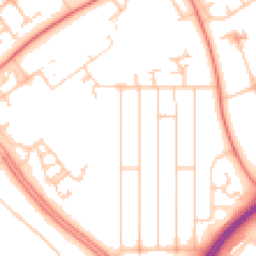 Daytime road noise heatmap for MK6 5DH