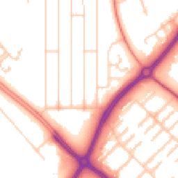 Daytime road noise heatmap for MK6 5DU