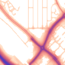 Daytime road noise heatmap for MK6 5EE