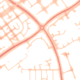 Daytime road noise heatmap for MK6 5LA