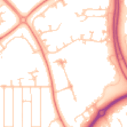 Daytime road noise heatmap for MK6 5LS