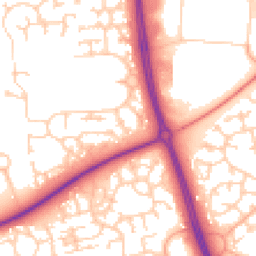 Daytime road noise heatmap for MK7 6BG