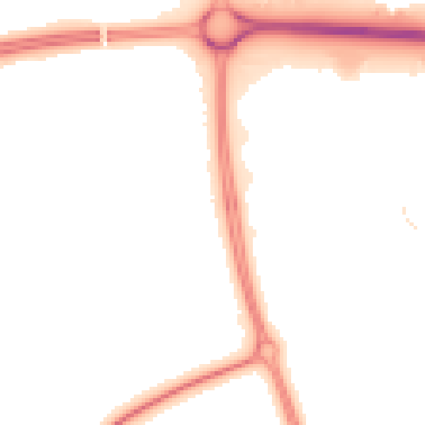 Night-time road noise heatmap for MK7 6DS