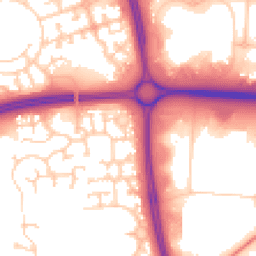 Daytime road noise heatmap for MK7 6DU