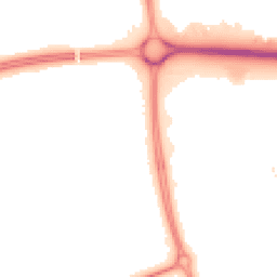 Night-time road noise heatmap for MK7 6DW