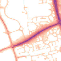 Daytime road noise heatmap for MK7 6HA