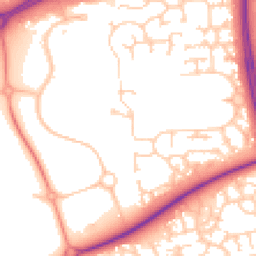 Daytime road noise heatmap for MK7 6HE
