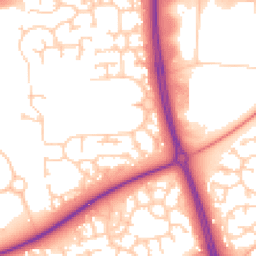 Daytime road noise heatmap for MK7 6HQ