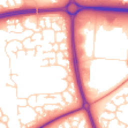 Daytime road noise heatmap for MK7 6HU
