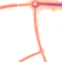 Night-time road noise heatmap for MK7 6HU