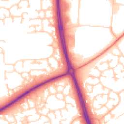 Daytime road noise heatmap for MK7 6HZ