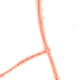 Night-time road noise heatmap for MK7 6JA