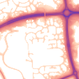 Daytime road noise heatmap for MK7 6JE