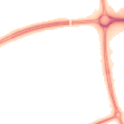 Night-time road noise heatmap for MK7 6JE