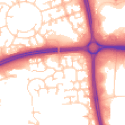 Daytime road noise heatmap for MK7 6JF