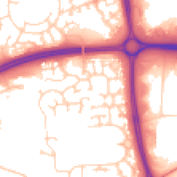 Daytime road noise heatmap for MK7 6JH
