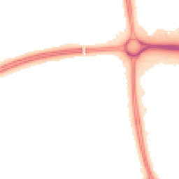Night-time road noise heatmap for MK7 6JH