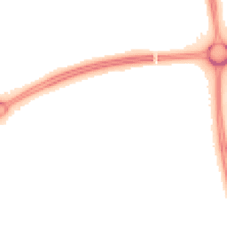 Night-time road noise heatmap for MK7 6JN