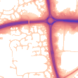 Daytime road noise heatmap for MK7 6JR
