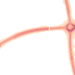 Night-time road noise heatmap for MK7 6JU