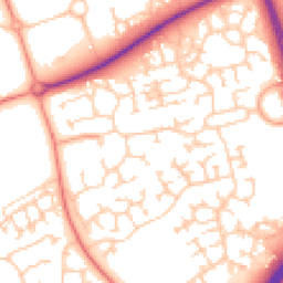 Daytime road noise heatmap for MK7 7AE