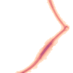 Night-time road noise heatmap for MK7 7BG