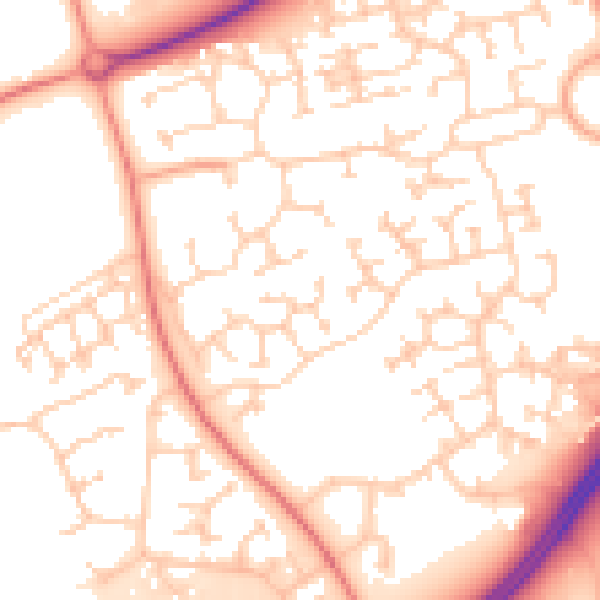 Daytime road noise heatmap for MK7 7DB