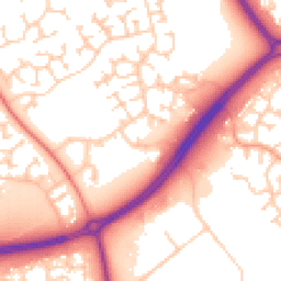 Daytime road noise heatmap for MK7 7DE