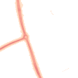 Night-time road noise heatmap for MK7 7DG